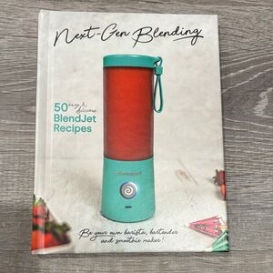 Official BlendJet "Next-Gen Blending" Hardcover Recipe Book